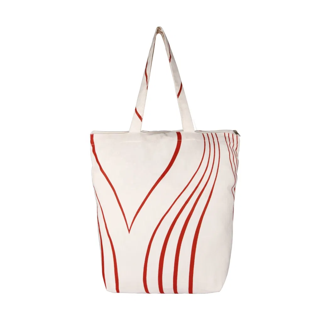 Top Quality Customized Logo Crossbody Canvas Bag Canvas Shopper Bag Cotton Tote Bags