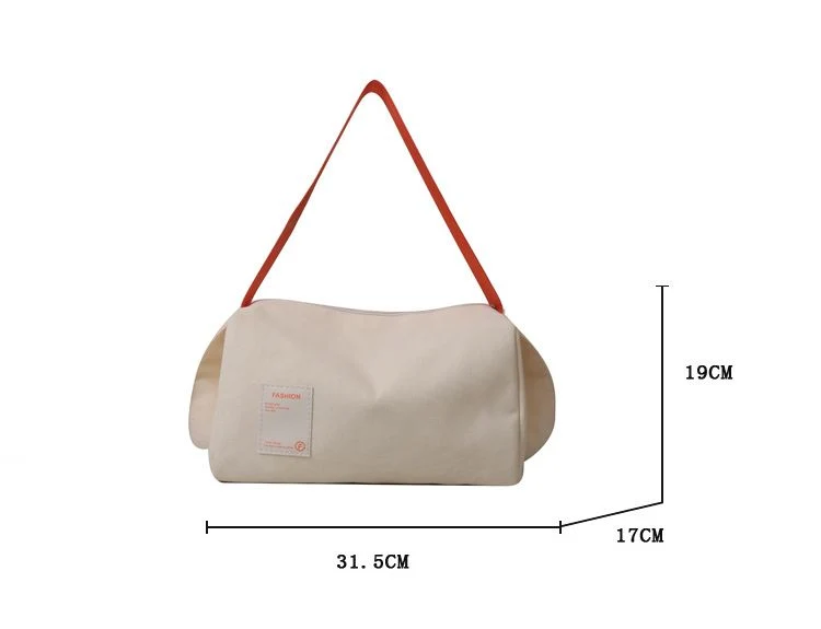 Tote Bag Casual Fashionable Crossbody Bag Simple Retro Large Capacity Shoulder Bag