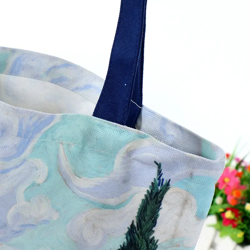 Tote Bags Custom Logo Printed Recycled Reusable Tote Bag Large Tote Canvas Tote Bag