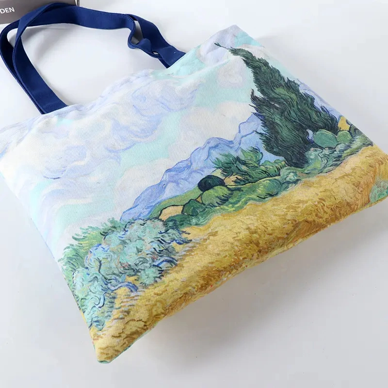 Tote Bags Custom Logo Printed Recycled Reusable Tote Bag Large Tote Canvas Tote Bag