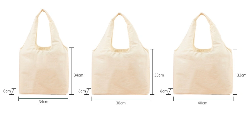 Tote Bags with Custom Printed Logo Cotton Canvas Shipping Bags Women Handbags Ladies