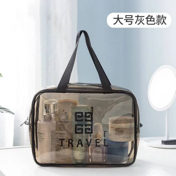 Transparent Makeup Bag PVC Toiletry Bag Travel Storage Bag - Image 4