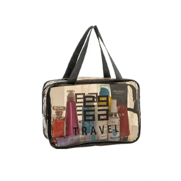 Transparent Makeup Bag PVC Toiletry Bag Travel Storage Bag