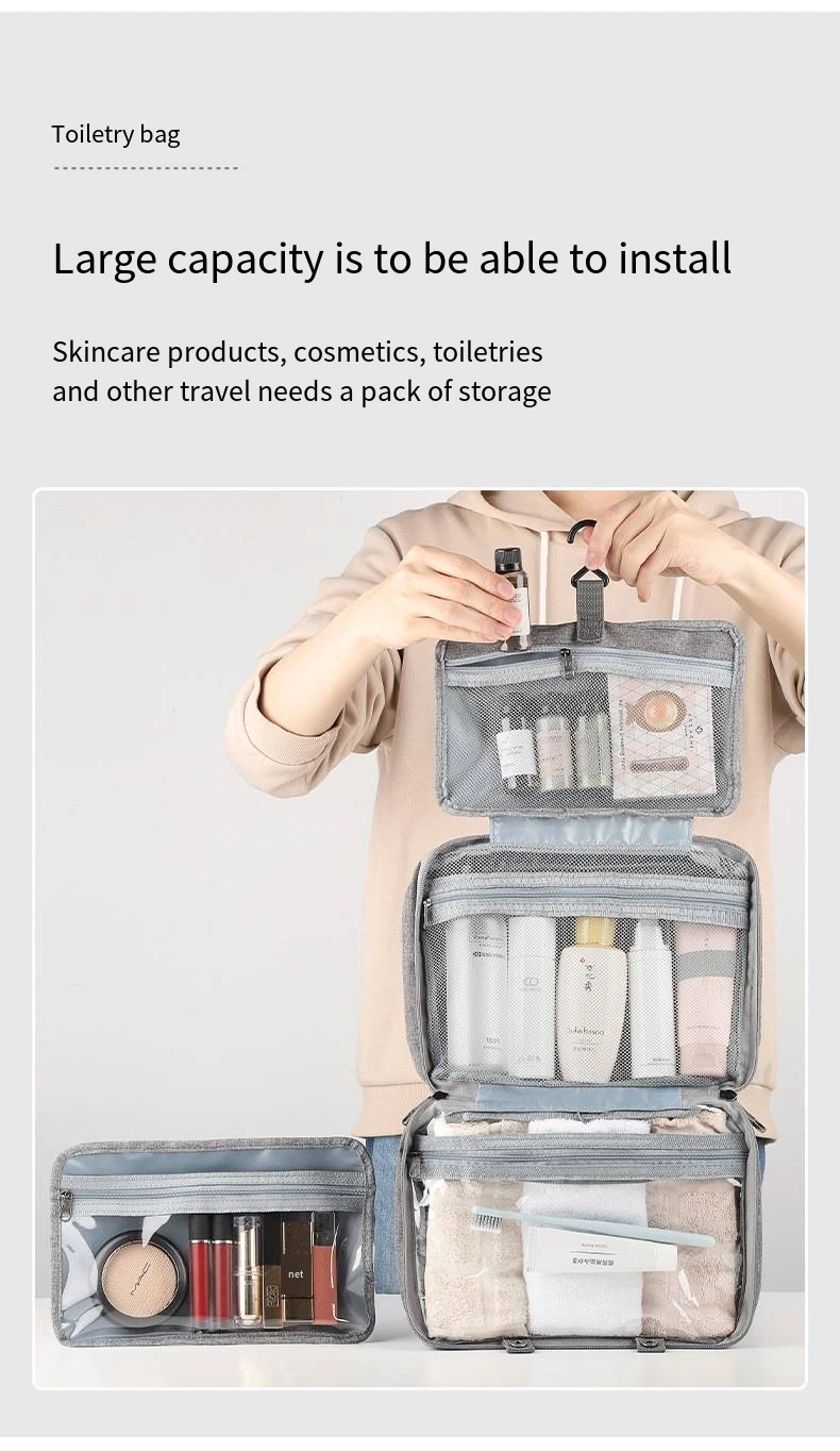 Travel Folding Dry and Wet Separation Makeup Bag Makeup Storage Bag