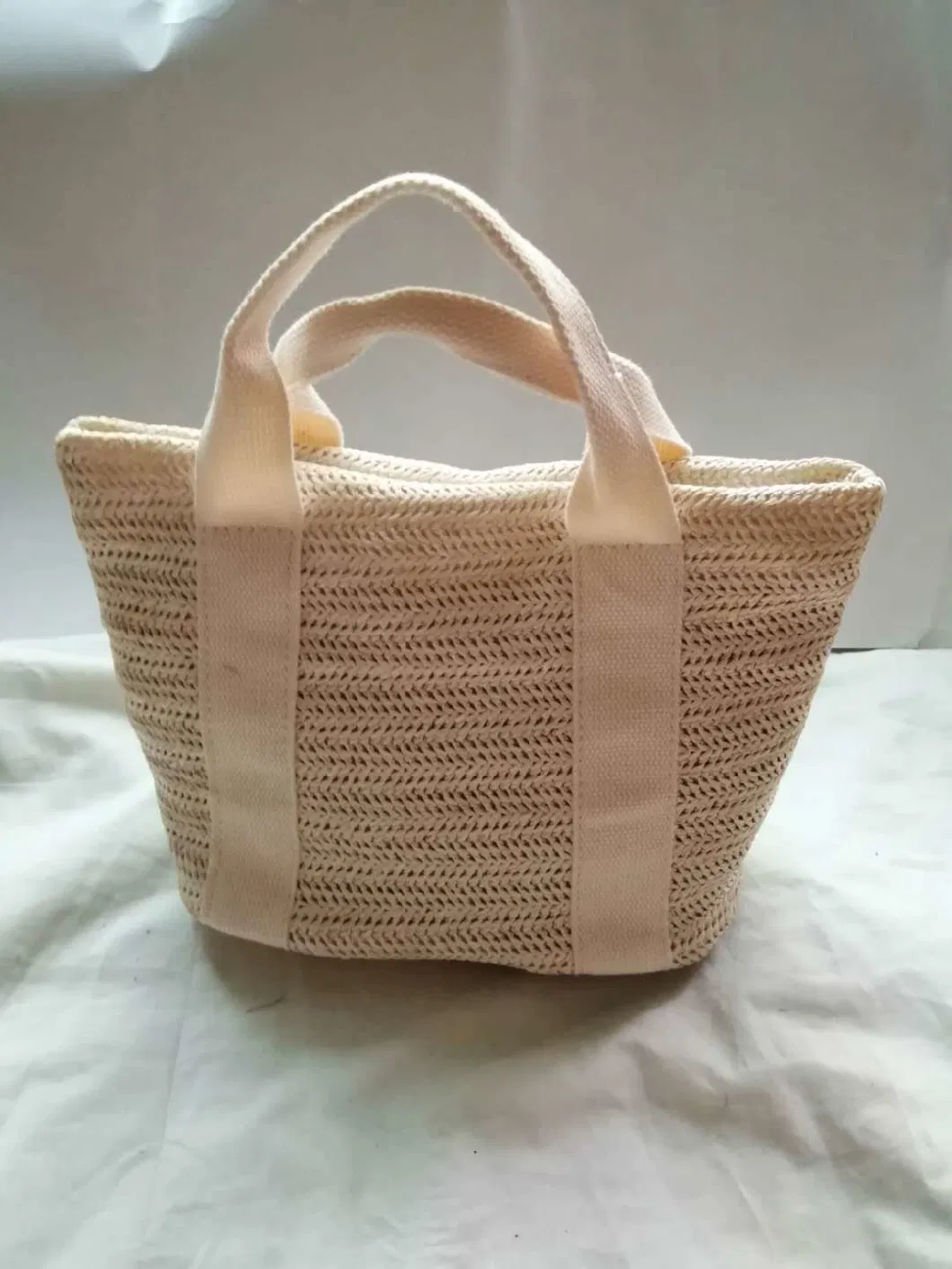 Vegetable Basket Straw Bag Beach Bag Holiday Casual Women&prime;s Handbag