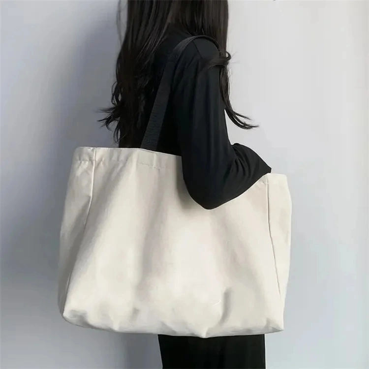 Wholesale Canvas Bag Custom Logo Organic Cotton Shopping Gift Bag