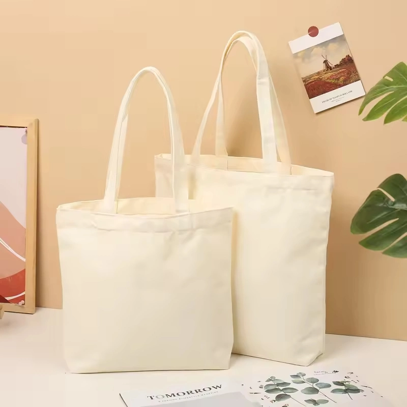 Wholesale Canvas Bag Custom Logo Organic Cotton Shopping Gift Bag - Image 4