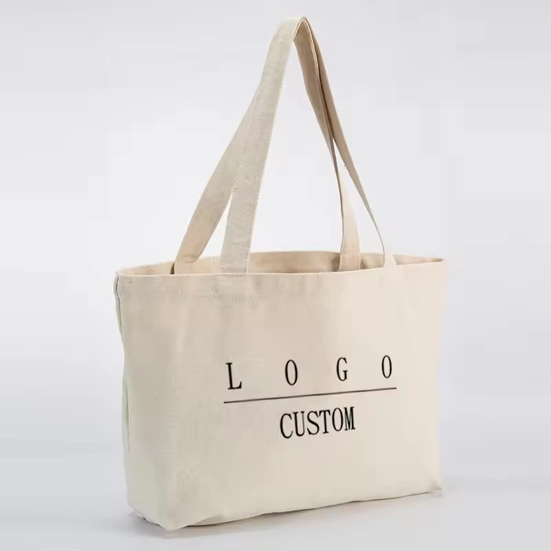 Wholesale Canvas Bag Custom Logo Organic Cotton Shopping Gift Bag - Image 5