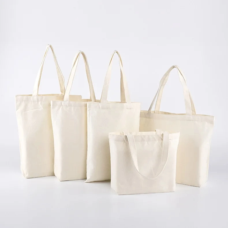 Wholesale Canvas Bag Custom Logo Organic Cotton Shopping Gift Bag