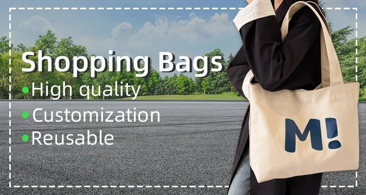 Wholesale Canvas Bag Custom Logo Organic Cotton Shopping Gift Bag