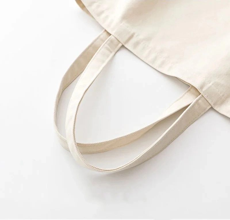 Wholesale College Reusable Grocery Shopping Cloth Bag Cotton Canvas Totes Bags - Image 6