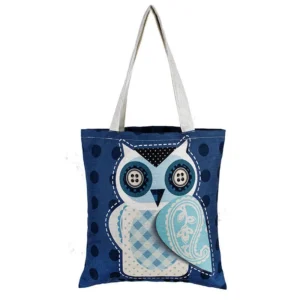 Alternative view of Wholesale Custom Canvas Anime Embroidered Tote Bag Canvas Fabric Tote Bags