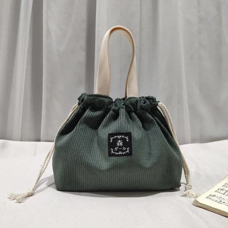 Wholesale Custom Canvas Net Cosmetic Pouch Organic Baby Cotton Drawstring Makeup Bag with Handle