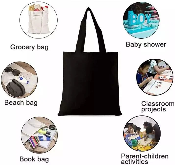 Wholesale Custom Canvas Tote Bag Shopping Tote Bag Cheap Canvas Zipper Bag
