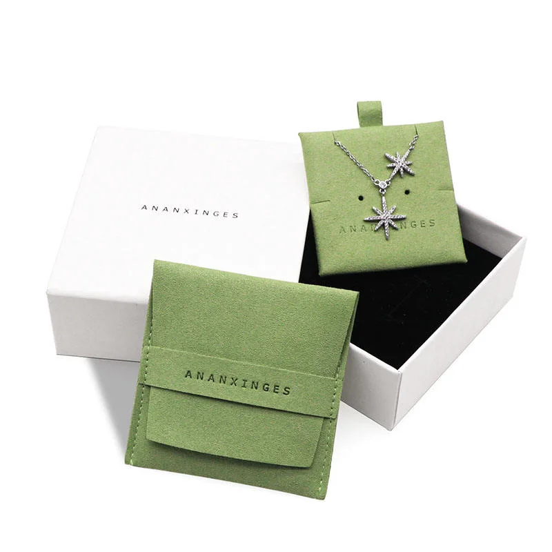 Wholesale Custom Logo Jewellery Drawstring Bag Pouch Multifunction Suede Microfiber Jewelry Bag Packaging Jewelry Pouch