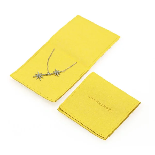 Wholesale Custom Logo Jewellery Drawstring Bag Pouch Multifunction Suede Microfiber Jewelry Bag Packaging Jewelry Pouch - Image 2