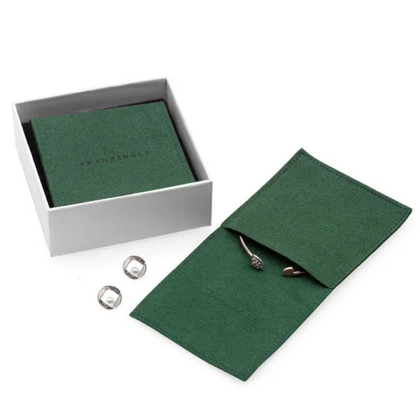 Wholesale Custom Logo Jewellery Drawstring Bag Pouch Multifunction Suede Microfiber Jewelry Bag Packaging Jewelry Pouch - Image 6