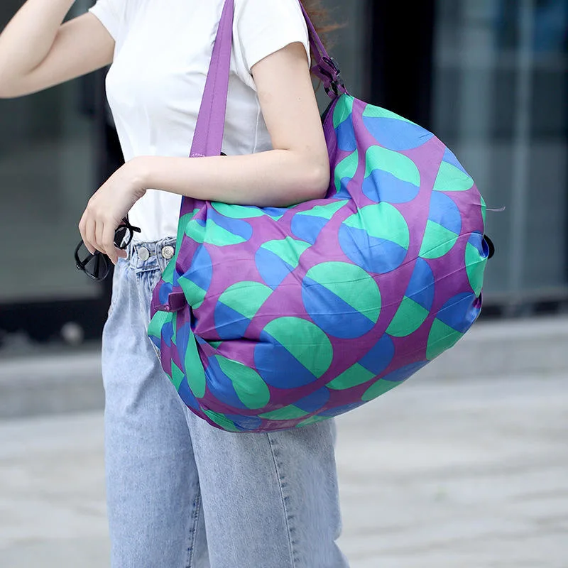 Wholesale Custom Logo Oxford Environmental Friendly Folding Shopping Bag