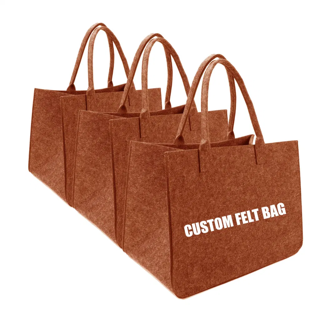 Wholesale Custom Logo Tag Label Felt Organizer Mommy Bag for Insulated Milk Bottle Pocket