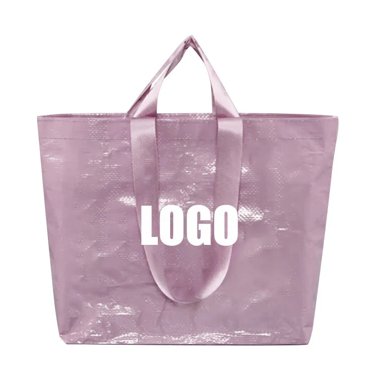 Wholesale Custom Logos Custom Printing Laminated PP Woven Shopping Bags