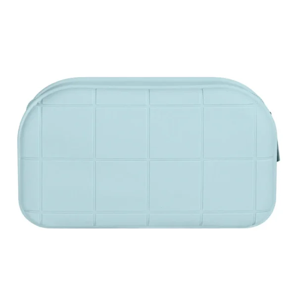 Wholesale Custom Makeup Bags for Women Large Capacity Waterproof Silicone Travel Zipper Cosmetic Bags - Image 2
