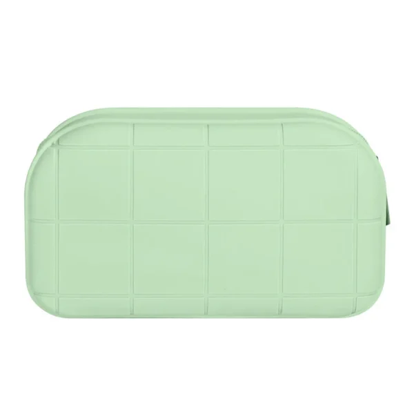 Wholesale Custom Makeup Bags for Women Large Capacity Waterproof Silicone Travel Zipper Cosmetic Bags - Image 3
