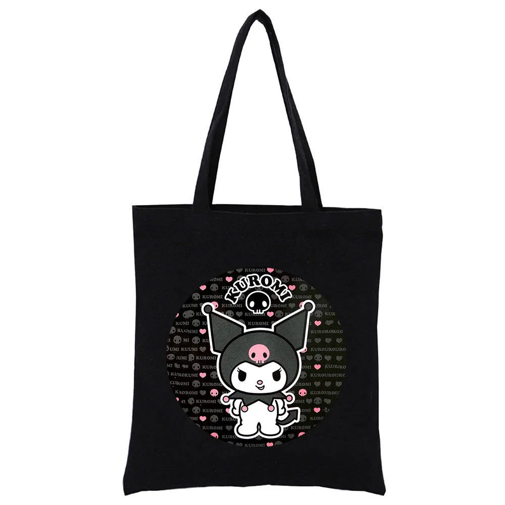 Wholesale Custom Printed Anime Cartoon Eco Recycled Blank Shopping Bag Cotton Canvas Tote Bag with Logo