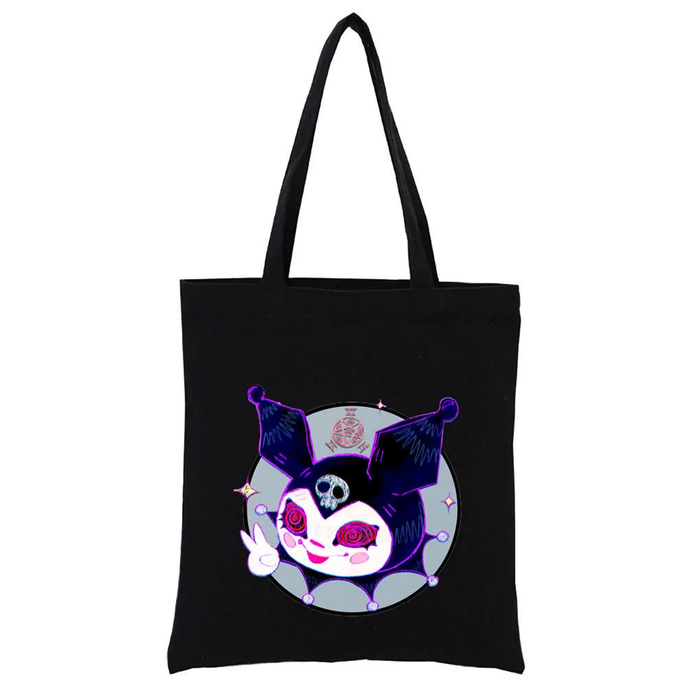 Wholesale Custom Printed Anime Cartoon Eco Recycled Blank Shopping Bag Cotton Canvas Tote Bag with Logo