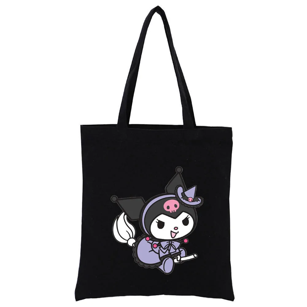 Wholesale Custom Printed Anime Cartoon Eco Recycled Blank Shopping Bag Cotton Canvas Tote Bag with Logo