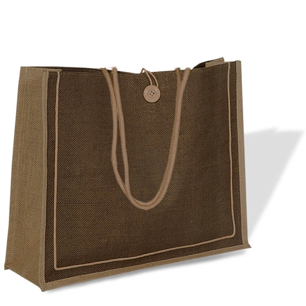 Wholesale Custom Printed Large Eco Friendly Tote Bags Custom Foldable Jute Bag