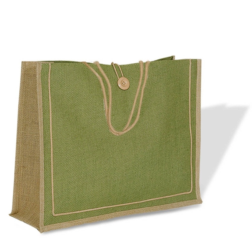 Wholesale Custom Printed Large Eco Friendly Tote Bags Custom Foldable Jute Bag