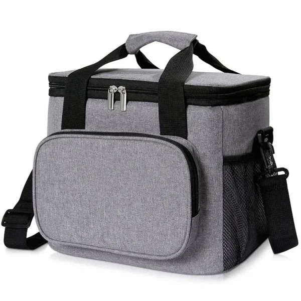 Wholesale Custom Printed Portable Large Insulated Tote Bag Thermal Lunch Cooler Bag