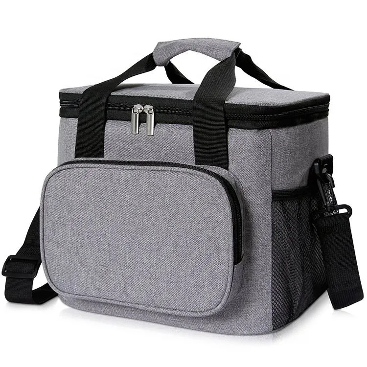 Wholesale Custom Printed Portable Large Insulated Tote Bag Thermal Lunch Cooler Bag
