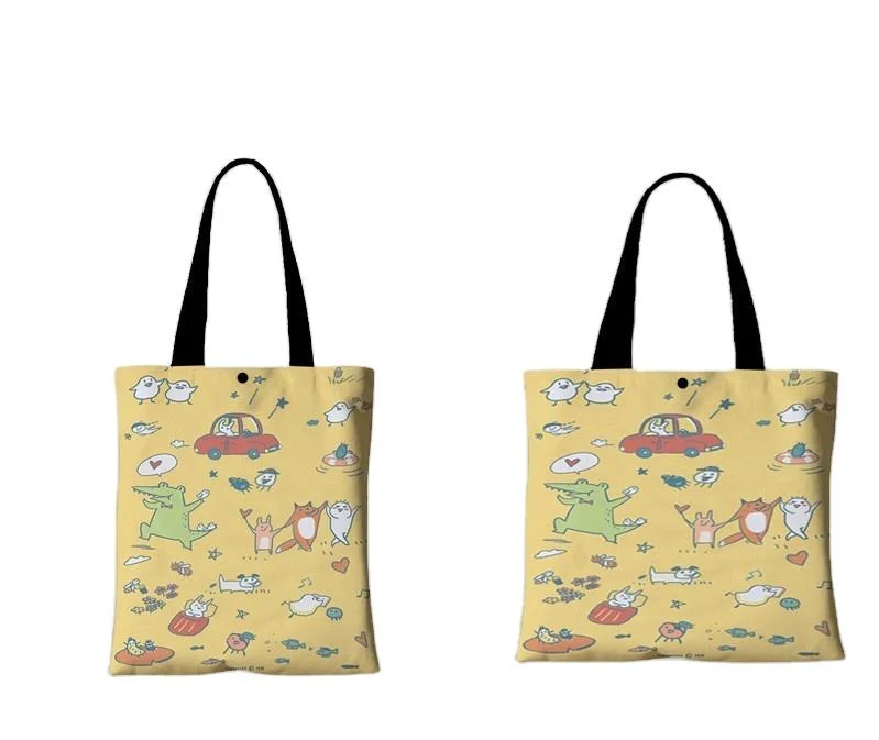 Wholesale Custom Reusable Shopping Bags Grocery Bag for Groceries Foldable Washable Canvas Fabric Tote Bags