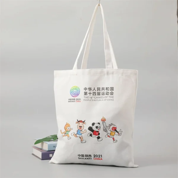 Wholesale Customization of Canvas Bags by Manufacturers Student Single Shoulder Canvas Bags - Image 2