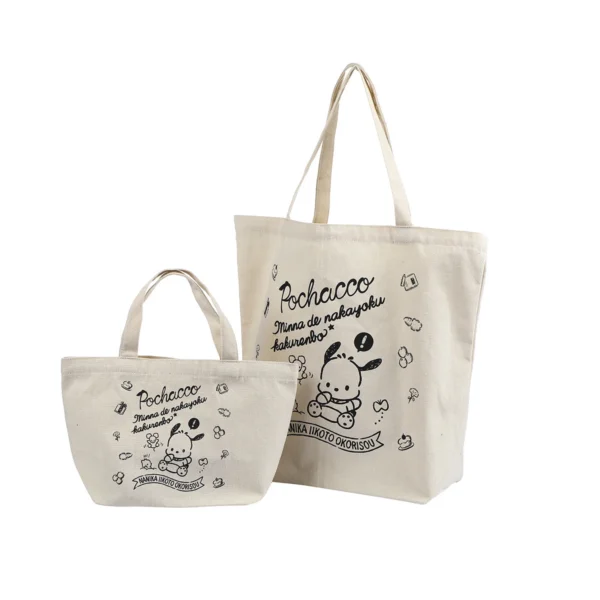 Wholesale Customized Cotton Bag Color Printing Logo Portable Shopping Cotton Bag - Image 3