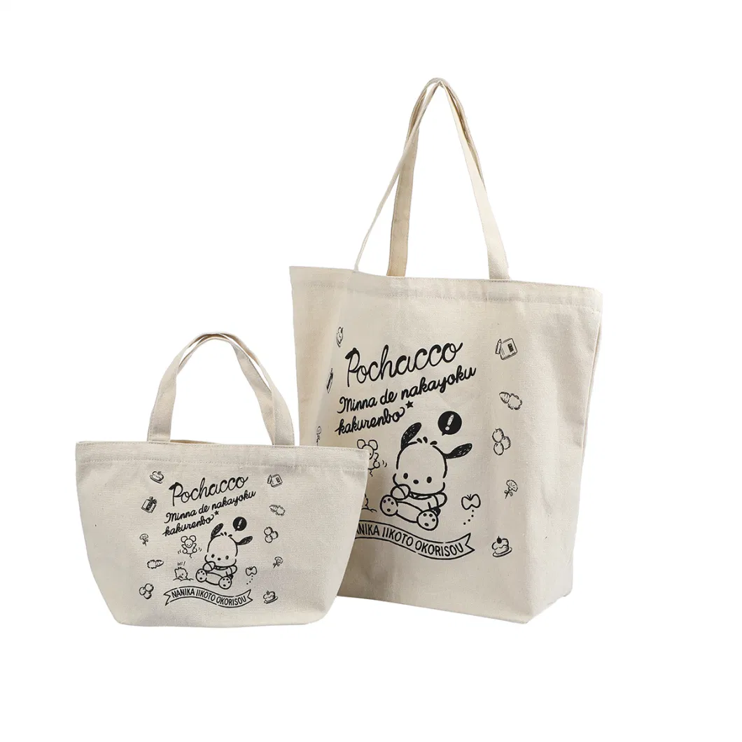 Wholesale Customized Cotton Bag Color Printing Logo Portable Shopping Cotton Bag