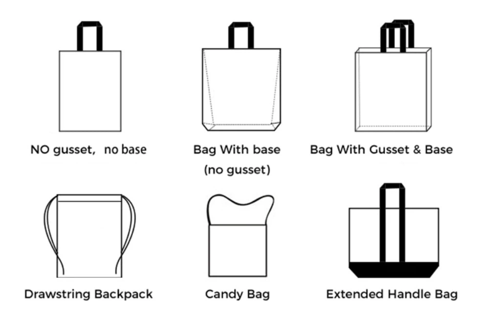 Wholesale Cute Canvas Tote Bag Fabric Shopping Bag Custom Logo Printed