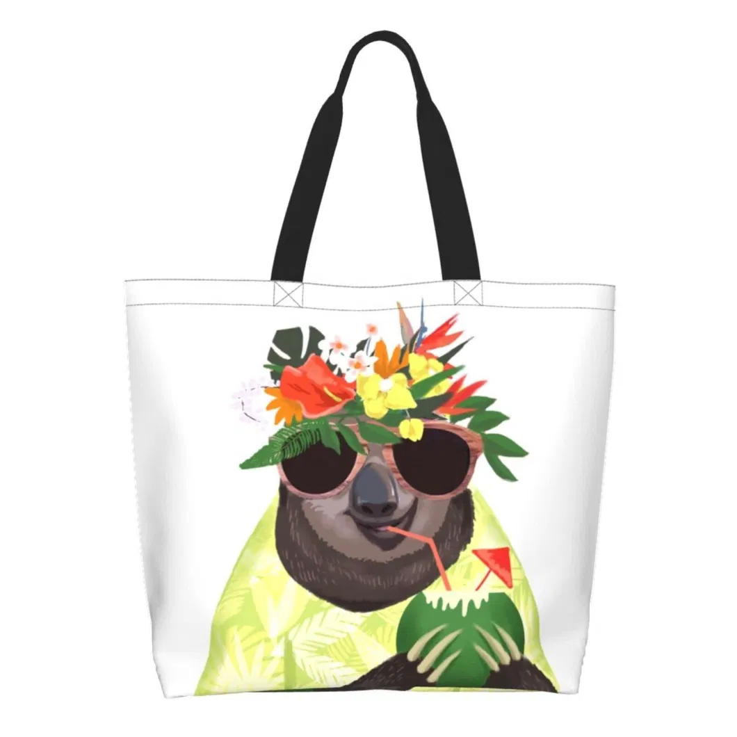 Wholesale Factory Happy Face Reusable Tote Bag Shopping Bag Accept Customized Logo Customise