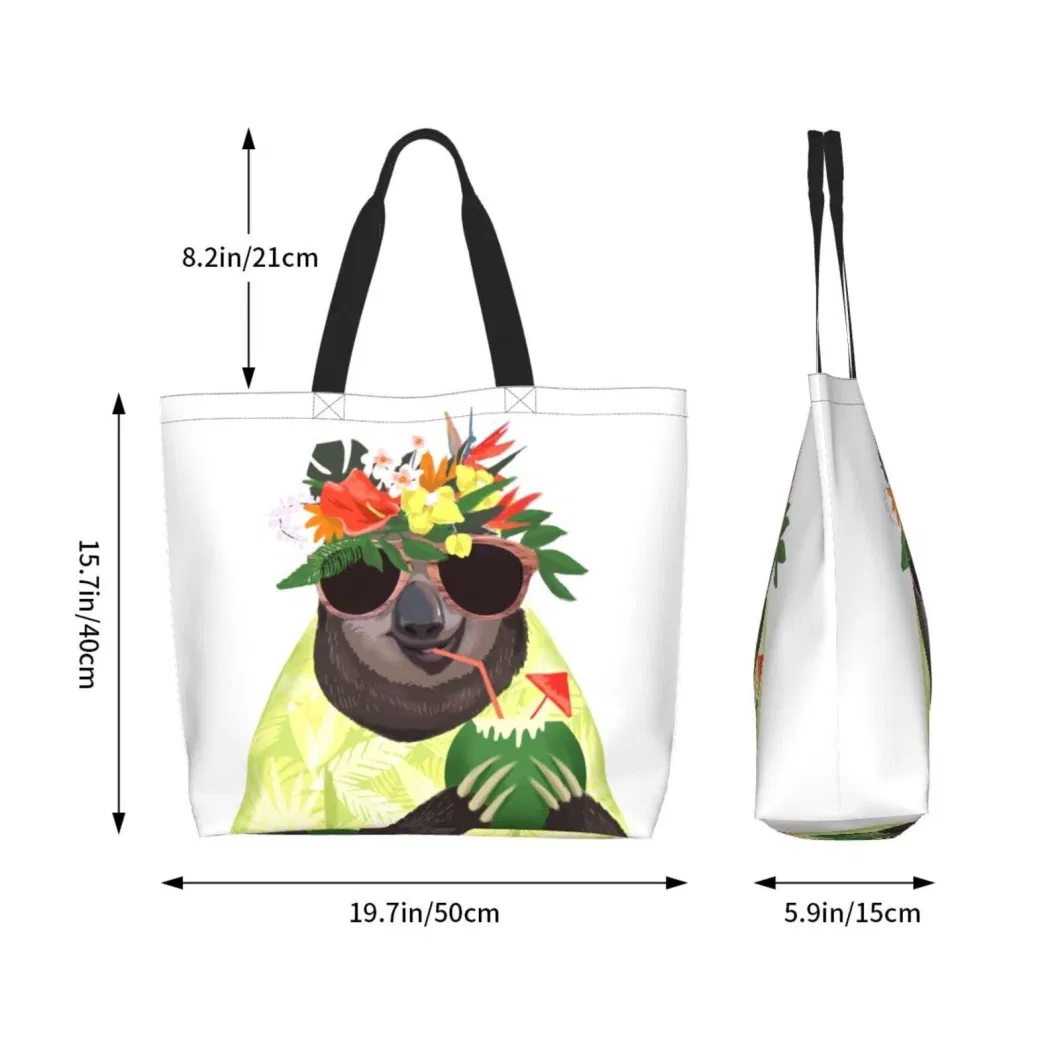Wholesale Factory Happy Face Reusable Tote Bag Shopping Bag Accept Customized Logo Customise