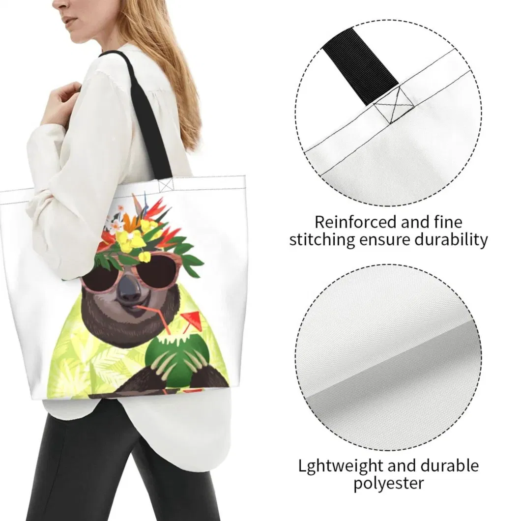 Wholesale Factory Happy Face Reusable Tote Bag Shopping Bag Accept Customized Logo Customise