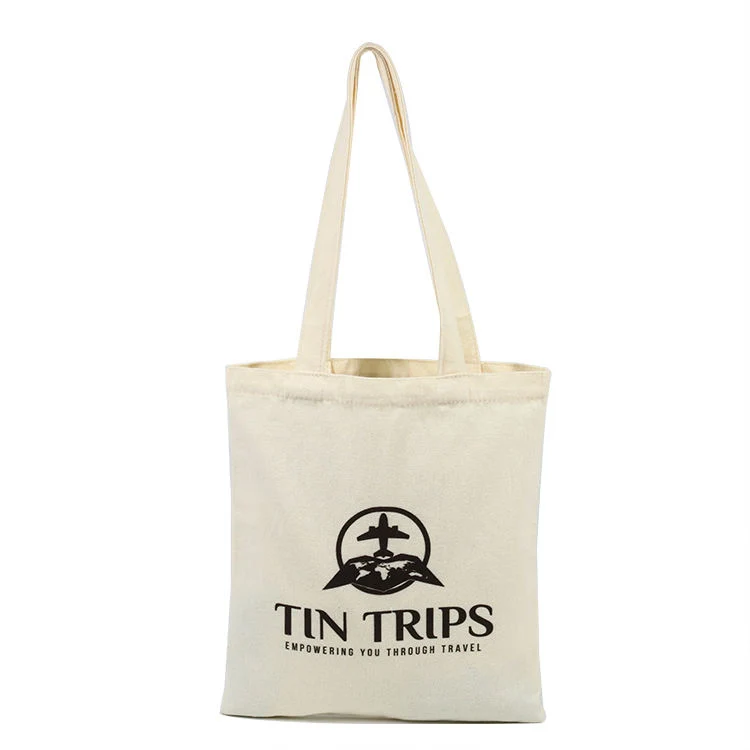 Wholesale Fashion Canvas Cotton Tote Bag Fabric Shopping Bag Custom Cute Logo Printed - Image 6