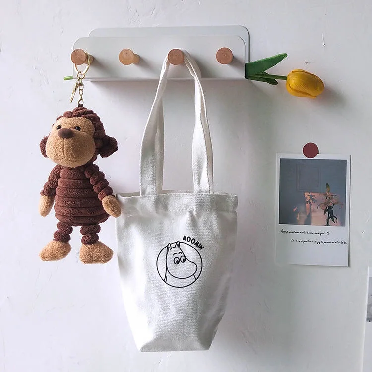 Wholesale Fashion Canvas Tote Bag Custom Printed Logo Personalized Cute Canvas Storage Bags