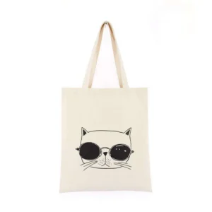 Wholesale Fashion Cotton Canvas Shoulder Tote Bag with Custom Logo Shopping Bag Canvas Bags - Image 4
