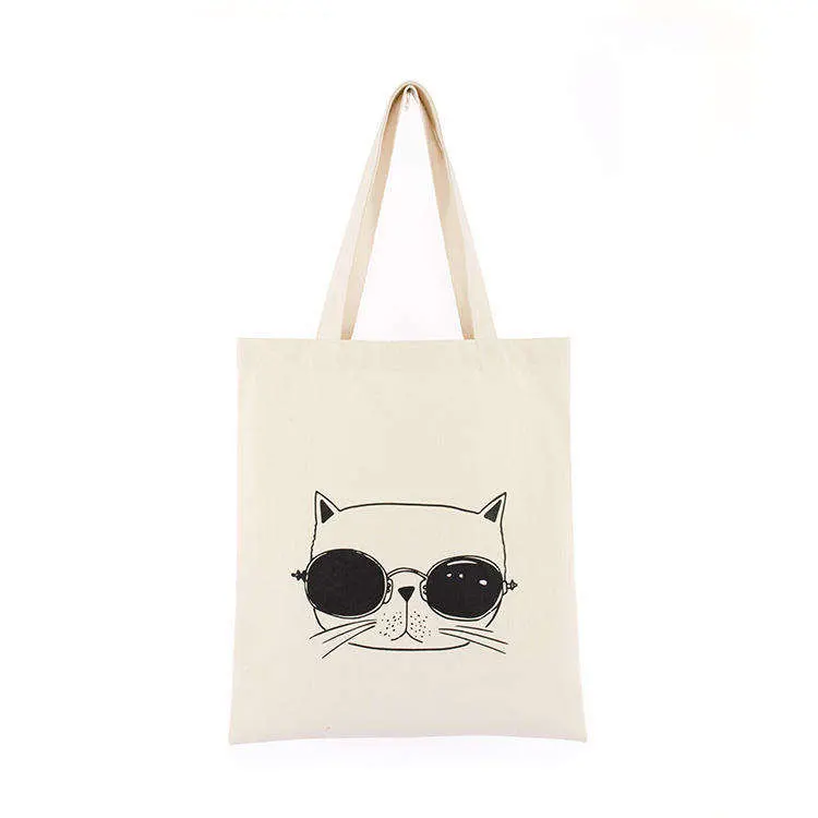 Wholesale Fashion Cotton Canvas Shoulder Tote Bag with Custom Logo Shopping Bag Canvas Bags - Image 4