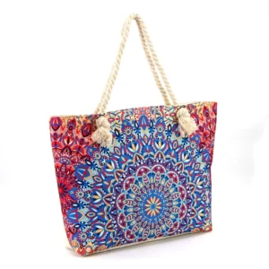 Wholesale Fashion Eco-Friendly Woman′s Cotton Canvas Beach Bag with Custom Logo Printed - Image 5