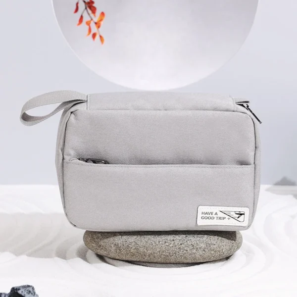 Wholesale Foldable Toiletry Cosmetic Bag Custom Cosmetics Makeup Toiletry Travel Bag - Image 2