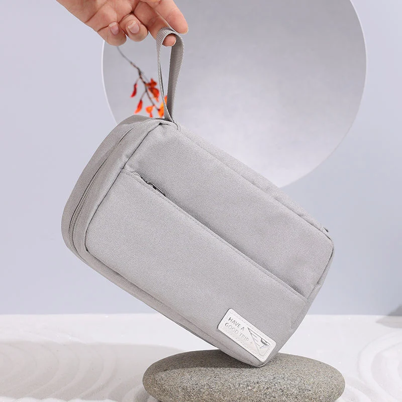 Wholesale Foldable Toiletry Cosmetic Bag Custom Cosmetics Makeup Toiletry Travel Bag