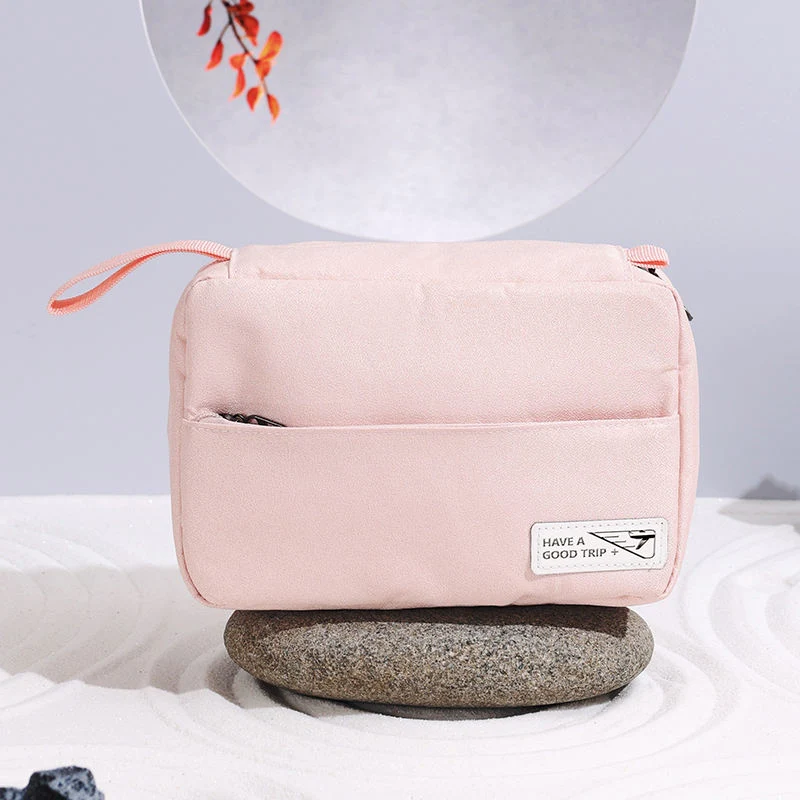 Wholesale Foldable Toiletry Cosmetic Bag Custom Cosmetics Makeup Toiletry Travel Bag