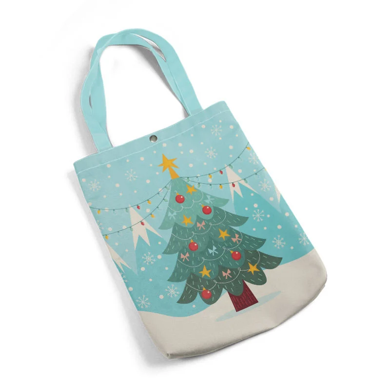 Wholesale Full Color Printing Sublimation Canvas Tote Bag with Designs Custom Shopping Bag Canvas Tote Bags - Image 2